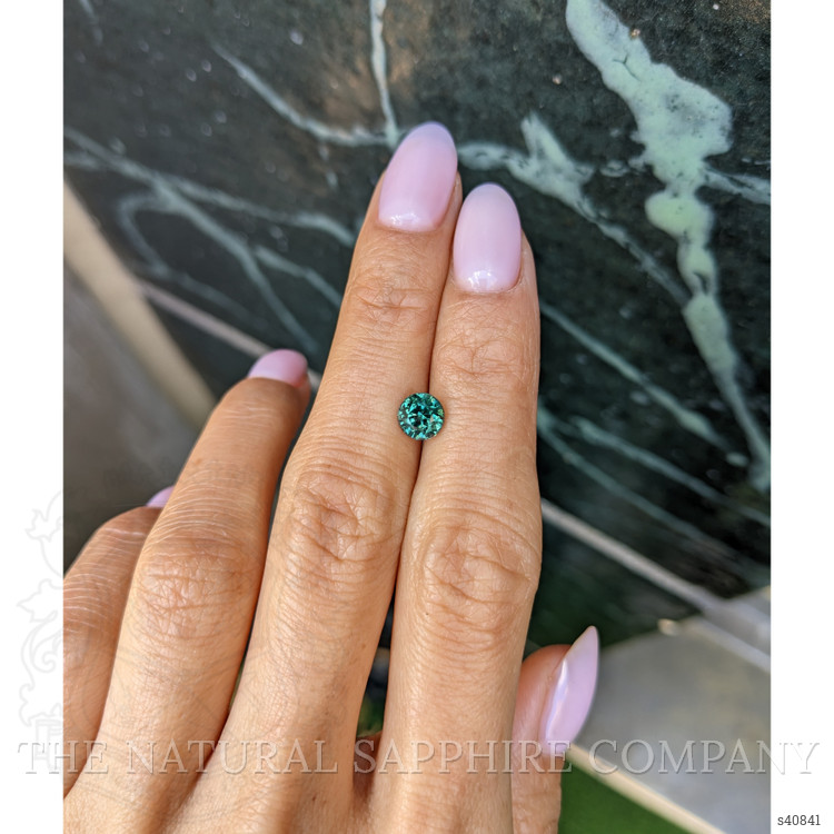 1.31 Ct. Bluish Green Sapphire from Montana