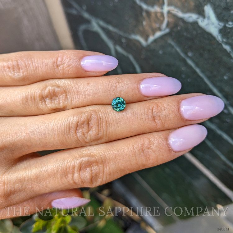 1.31 Ct. Bluish Green Sapphire from Montana