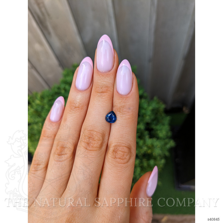 1.54 Ct. Greenish Blue Sapphire from Montana
