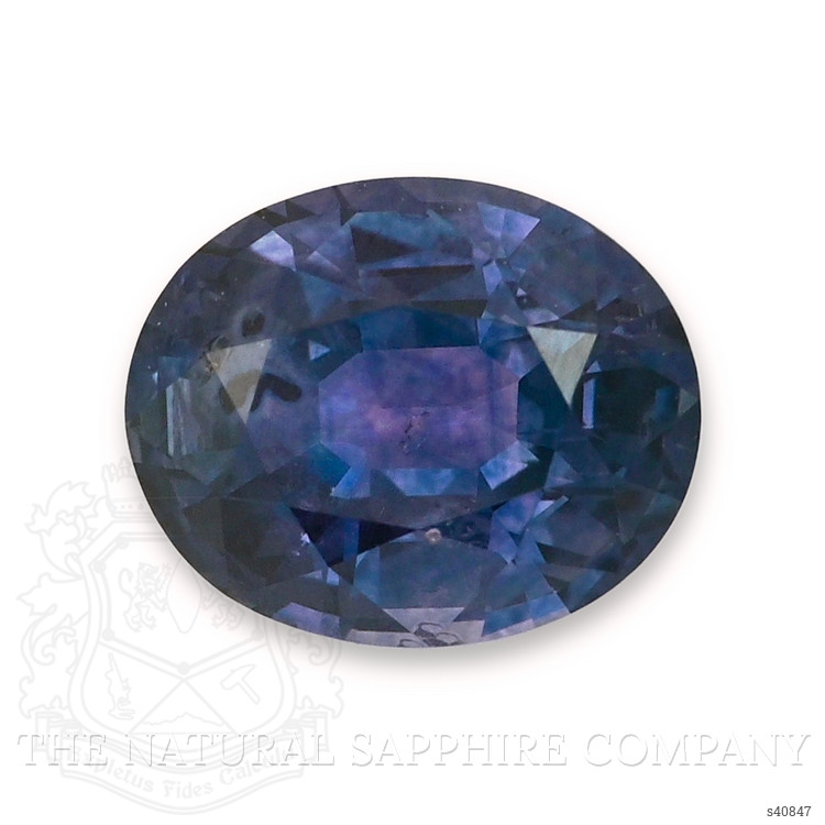 1.47 Ct. Purplish Blue Sapphire from Montana