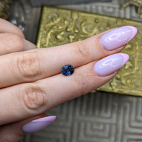 1.47 Ct. Purplish Blue Sapphire from Montana Life Style