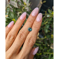 1.51 Ct. Bluish Green Sapphire from Montana Life Style