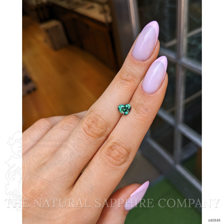 1.68 Ct. Green Sapphire from Montana