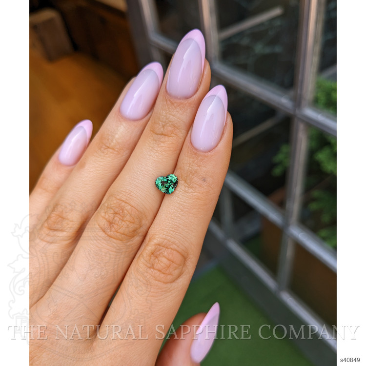 1.68 Ct. Green Sapphire from Montana