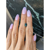 1.61 Ct. Greenish Blue Sapphire from Montana Life Style