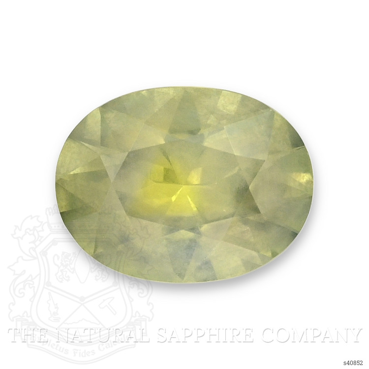 1.39 Ct. Yellowish Green Sapphire from Montana
