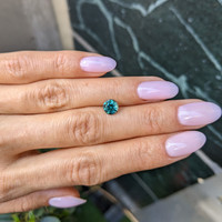 1.35 Ct. Bluish Green Sapphire from Montana Life Style