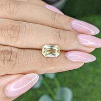 2.64 Ct. Yellow Sapphire from Tanzania Life Style