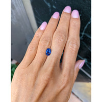 1.86 Ct. Blue Sapphire from Ceylon (Sri Lanka) Life Style