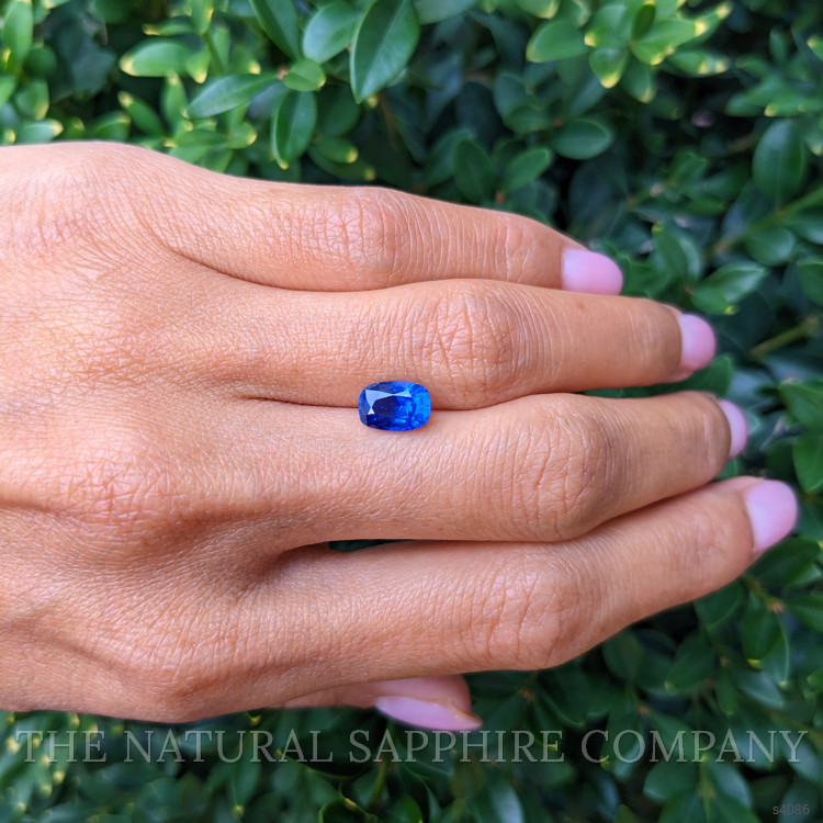 1.86 Ct. Blue Sapphire from Ceylon (Sri Lanka)