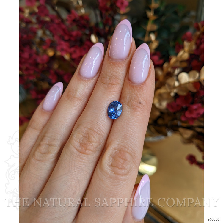 2.37 Ct. Blue Sapphire from Ceylon (Sri Lanka)