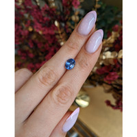 2.37 Ct. Blue Sapphire from Ceylon (Sri Lanka) Life Style