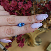 2.72 Ct. Blue Sapphire from Ceylon (Sri Lanka) Life Style