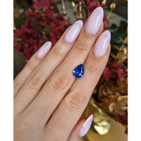 3.84 Ct. Blue Sapphire from Ceylon (Sri Lanka) Life Style
