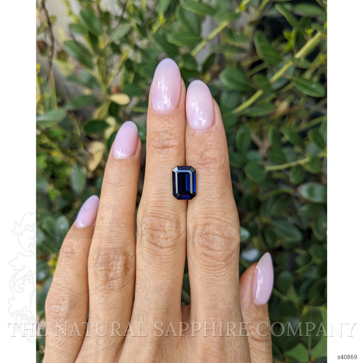 4.09 Ct. Blue Sapphire from West Africa