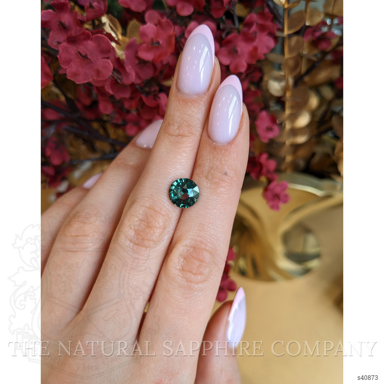 4.01 Ct. Bluish Green Sapphire from Madagascar