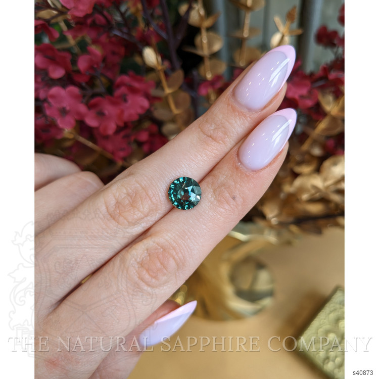 4.01 Ct. Bluish Green Sapphire from Madagascar