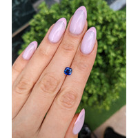 1.04 Ct. Blue Sapphire from Thailand Life Style