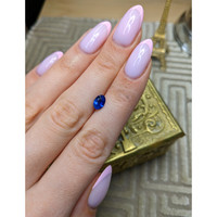 1.09 Ct. Blue Sapphire from Thailand Life Style