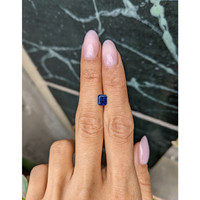 1.10 Ct. Blue Sapphire from West Africa Life Style
