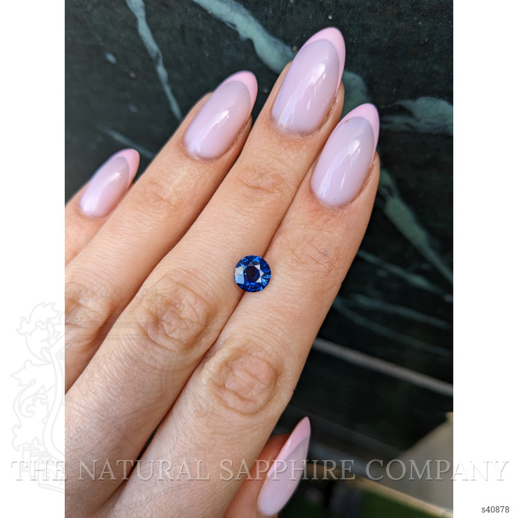 1.57 Ct. Blue Sapphire from Ceylon (Sri Lanka)