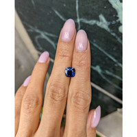 2.06 Ct. Blue Sapphire from Thailand Life Style