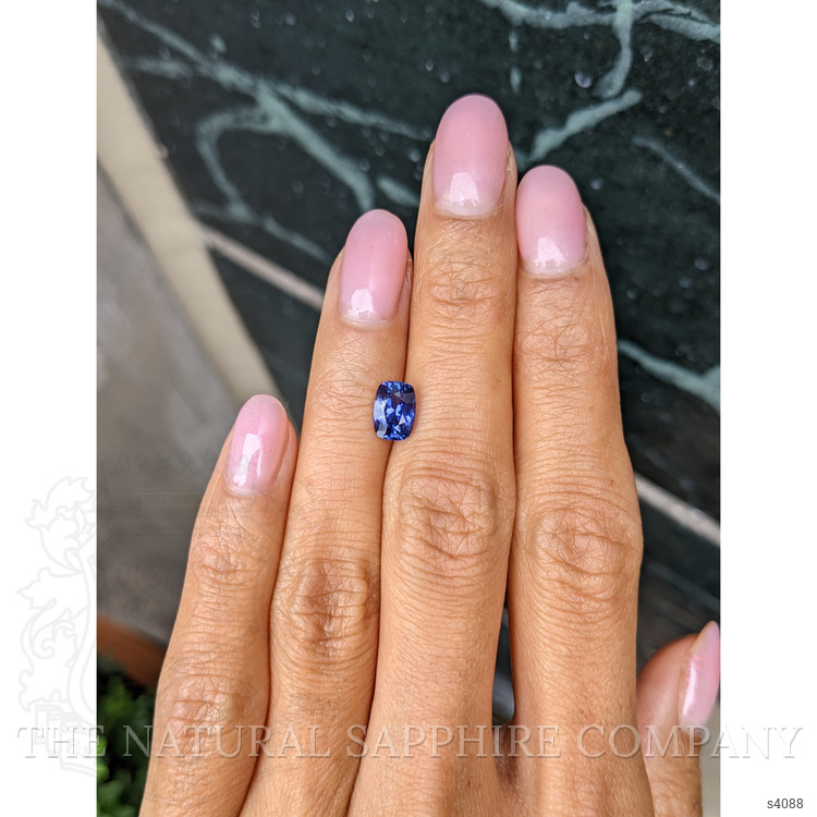 1.66 Ct. Bluish Purple Sapphire from Ceylon (Sri Lanka)