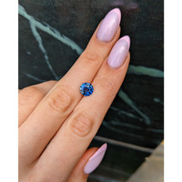 2.21 Ct. Blue Sapphire from Ceylon (Sri Lanka) Life Style