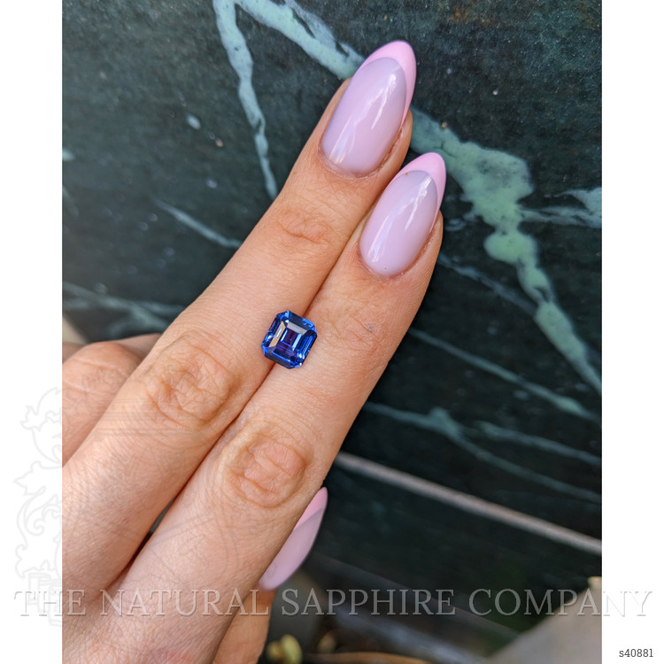 3.08 Ct. Blue Sapphire from Ceylon (Sri Lanka)