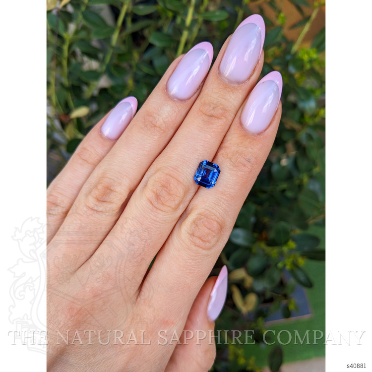 3.08 Ct. Blue Sapphire from Ceylon (Sri Lanka)
