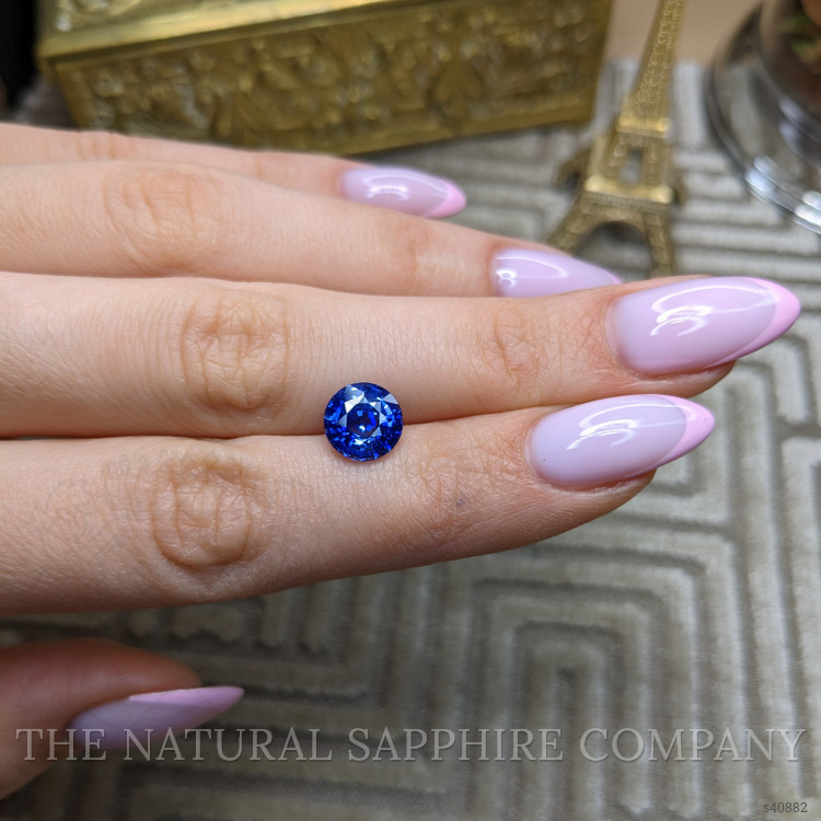 3.24 Ct. Blue Sapphire from Ceylon (Sri Lanka)