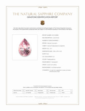2.61 Ct. Padparadscha Sapphire from Ceylon (Sri Lanka) Scan Report