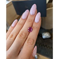3.43 Ct. Pink Sapphire from Ceylon (Sri Lanka) Life Style