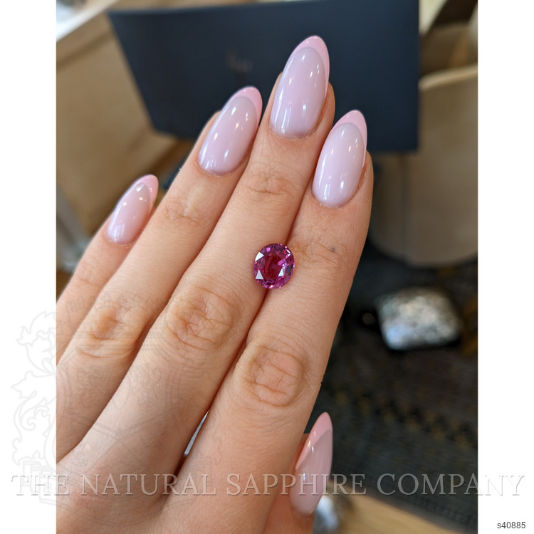 3.43 Ct. Pink Sapphire from Ceylon (Sri Lanka)