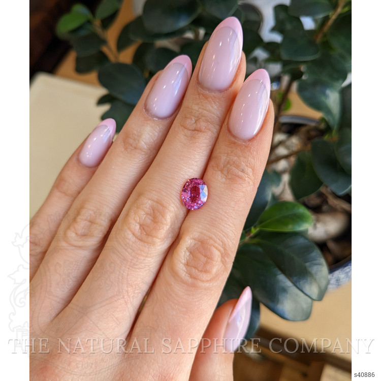 2.76 Ct. Pink Sapphire from Ceylon (Sri Lanka)