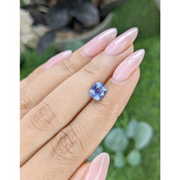 1.60 Ct. Blue Sapphire from Madagascar Life Style