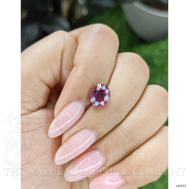 2.52 Ct. Purplish Pink Sapphire from Madagascar