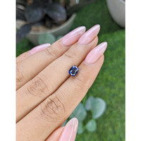 1.59 Ct. Blue Sapphire from Madagascar Life Style