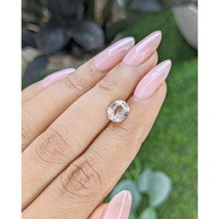 1.73 Ct. Peach Sapphire from Madagascar Life Style
