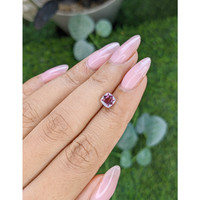1.39 Ct. Purplish Pink Sapphire from Madagascar Life Style