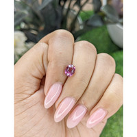 1.61 Ct. Purplish Pink Sapphire from Madagascar Life Style