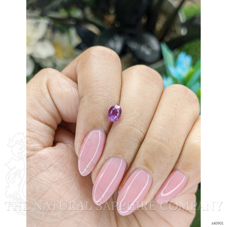 1.05 Ct. Pinkish Purple Sapphire from Tanzania