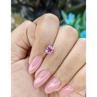 1.31 Ct. Purplish Pink Sapphire from Tanzania Life Style