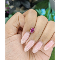 1.11 Ct. Purplish Pink Sapphire from Tanzania Life Style