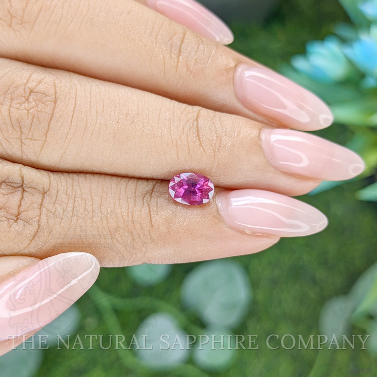 1.11 Ct. Purplish Pink Sapphire from Tanzania