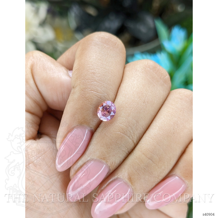 1.15 Ct. Purplish Pink Sapphire from Tanzania