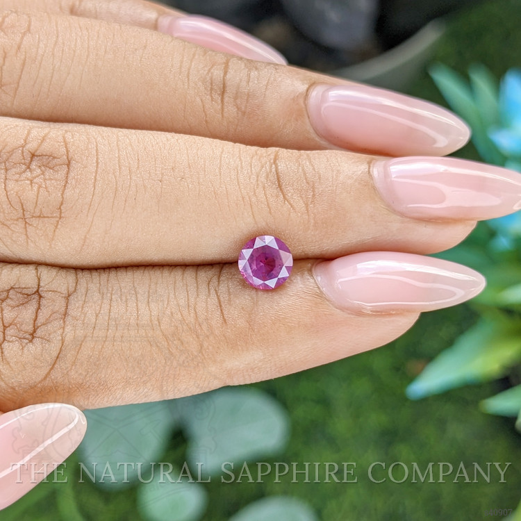 1.06 Ct. Purplish Pink Sapphire from Tanzania
