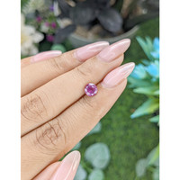 1.06 Ct. Purplish Pink Sapphire from Tanzania Life Style