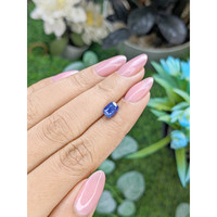 1.69 Ct. Purplish Blue Sapphire from Tanzania Life Style
