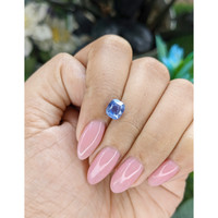 2.02 Ct. Blue Sapphire from Tanzania Life Style